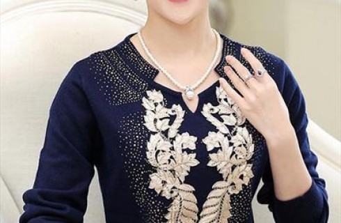 Thời trang áo len trung niên mỏng hàn quốc cực cuốn hút phái nữ