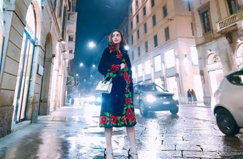 Choáng với BST áo lông cao cấp tiền tỷ Hồ Ngọc Hà diện tại Milan